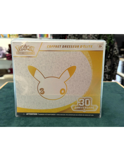 Coffret Dresseur d'élite ETB Pokémon 30e Anniversaire - 30 ans