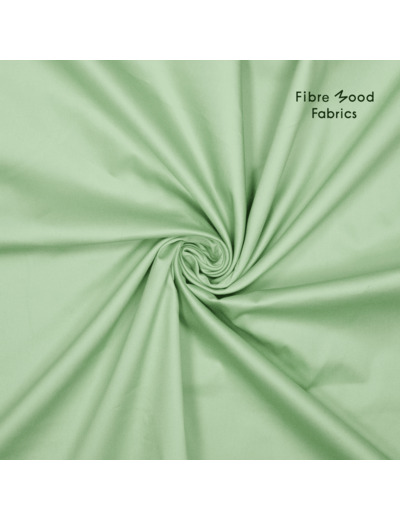 Fibre Mood - Tissu Denim Léger Stretch "Georgie" Uni Couleur Citron Vert