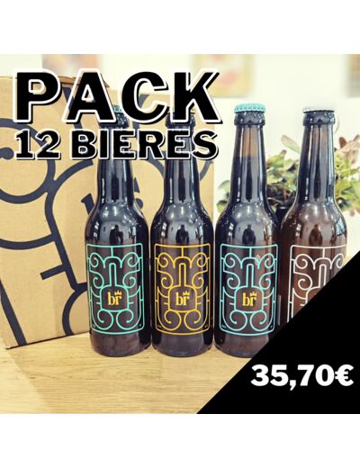 Pack 12 bières bio