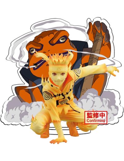Naruto Shippuden - Figurine Uzumaki Naruto Panel Spectacle ( Acrylique Gamakichi inclus )