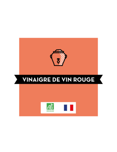 Vinaigre de vin rouge 6% - 100g