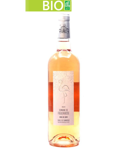 Vin Gris De Gris 2020 - Igp Camargue Bio Domaine Figueirasse 75cl