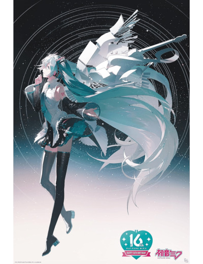 HATSUNE MIKU - Poster Maxi - Joyeux 16 ème anniversaire Miku (91.5 x 61 cm)