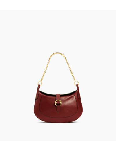Petit sac bandoulière Pia en cuir lisse