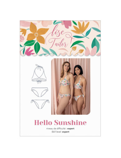 Lise Tailor – Patron Femme Maillot de Bain "Hello Sunshine" du 34 au 48