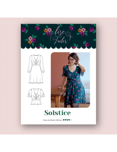 Lise Tailor – Patron Femme Robe ou Haut "Solstice" du 34 au 52