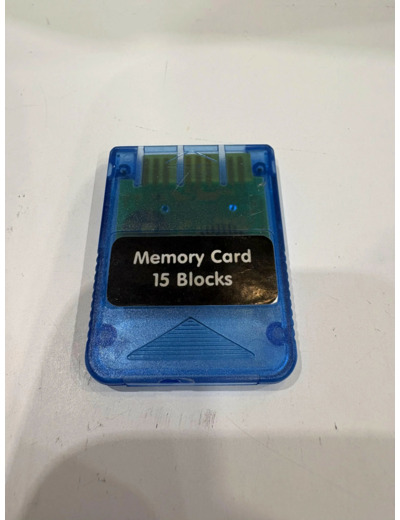 Carte mémoire 1 Mb (15 blocs) pour Sony Playstation 1 (PSX), PSOne, compatible PS2