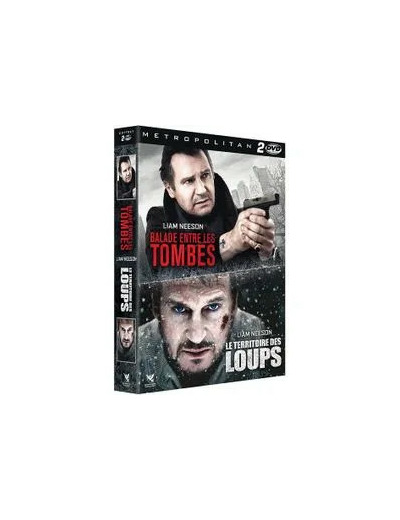 Dvd Liam Neeson : Balade entre les tombes + Le Territoire des loups - Pack