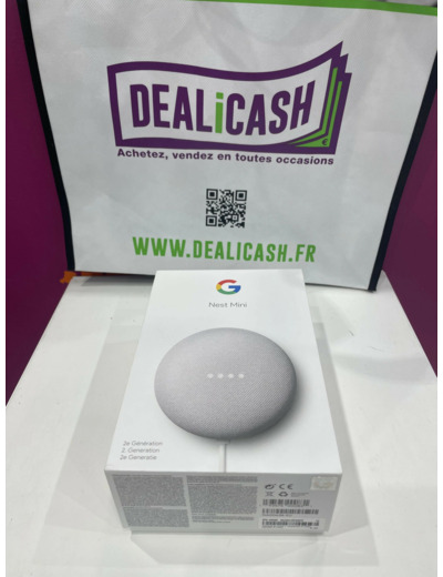 Assistant Google Nest Mini Galet 2ème Génération Assistant Vocal