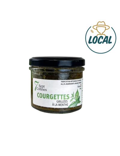 Courgettes Grillées à la Menthe - Les 7 collines