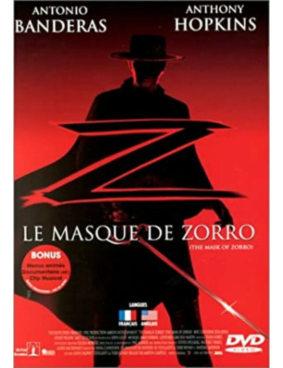 Dvd Le Masque de Zorro (The Mask of Zorro)