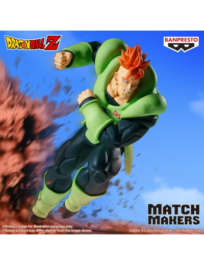 [FIGURINE] DRAGON BALL Z - MATCH MAKERS - ANDROID 16 (VS CELL)