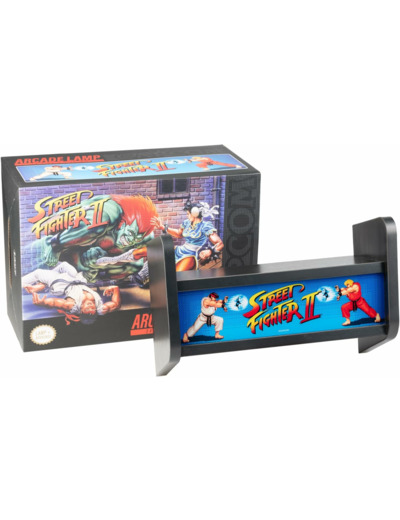 Arcade street fighter lamp
