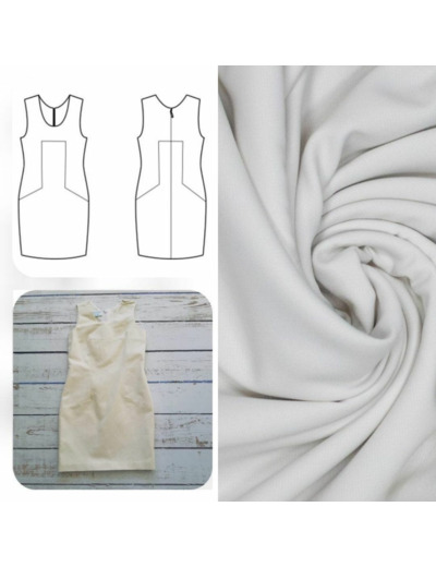 Christine Charles – Kit Couture Robe Catalina Couleur Gris Perle