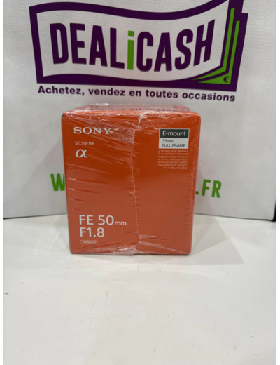 Sony Sel50f18f Objectif 50 Mm F/1.8 E-mount