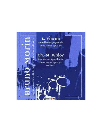 Cd 2ème symphonie pour orgue op 20 5ème symphonie op 42 avec Toccata
