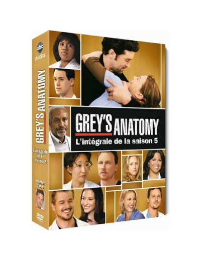 Dvd Grey's Anatomy, saison 5 - Coffret 7 DVD