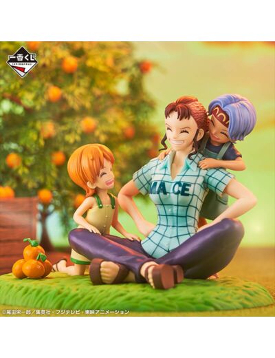 ICHIBAN KUJI ONE PIECE REVIBLE MOMENT II – FIGURINE BELL-MERE & NAMI & NOJIKO LAST ONE