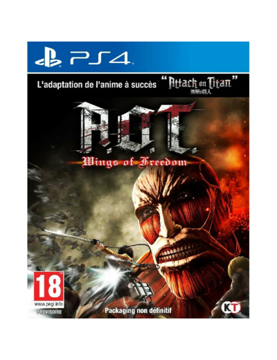 Jeu Ps4 L'attaque des Titans