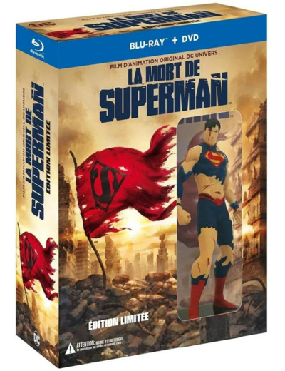 Blu-Ray La Mort de Superman - Édition Limitée Blu - ray + DVD + Figurine