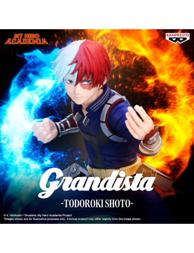 [FIGURINE] MY HERO ACADEMIA - GRANDISTA FIGURE - TODOROKI SHOTO