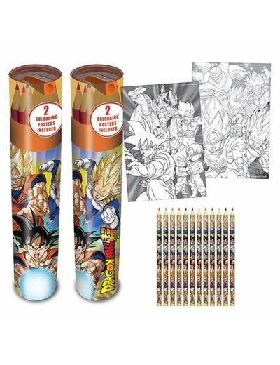 DRAGON BALL  -  CRAYONS DE COULEUR