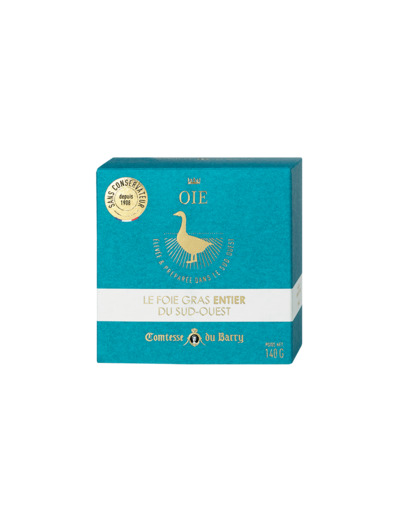 FOIE GRAS ENTIER D'OIE DU SUD OUEST 140 gr