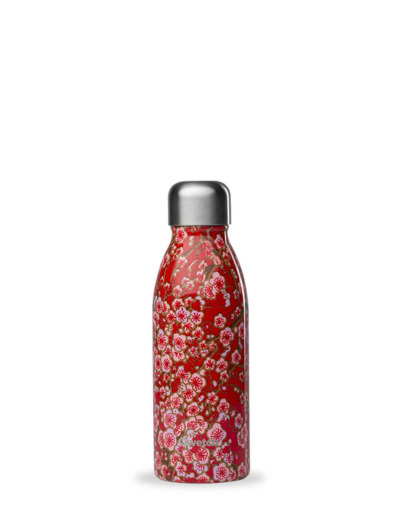 QWETCH Bouteille simple paroi 50Cl Flowers Rouge