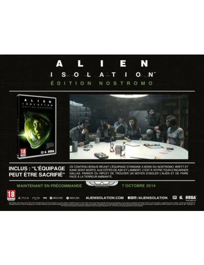 Jeu PC Aliens - Isolation - Edition Nosttromo