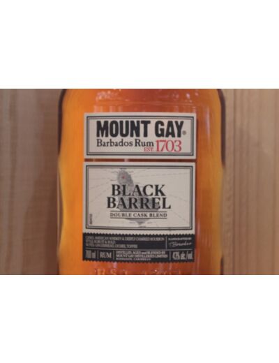 Mount Gay Black Barrel Rhum - Mount gay