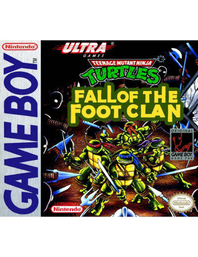 Jeu Gameboy Gb Teenage Mutant Hero Turtles Fall Of The Foot Clan
