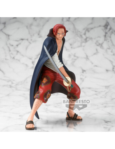 One Piece - Figurine Shanks DXF Posing One Piece Film Red