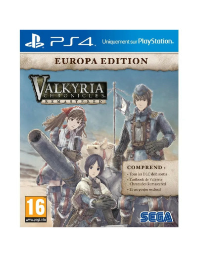 Jeu Ps4 Valkyria Chronicles Remastered