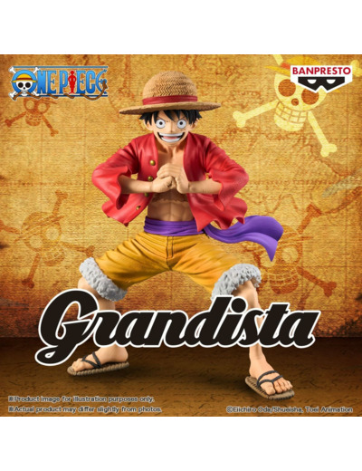 One Piece - Figurine Monkey D. Luffy Grandista