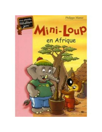 Livre Mini - Loup En Afrique