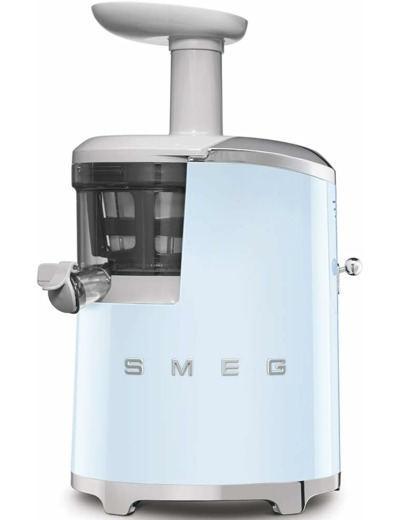 Smeg 146878 Presse-Agrumes à Basse Vitesse SJF01PBEU, Bleu Pastel