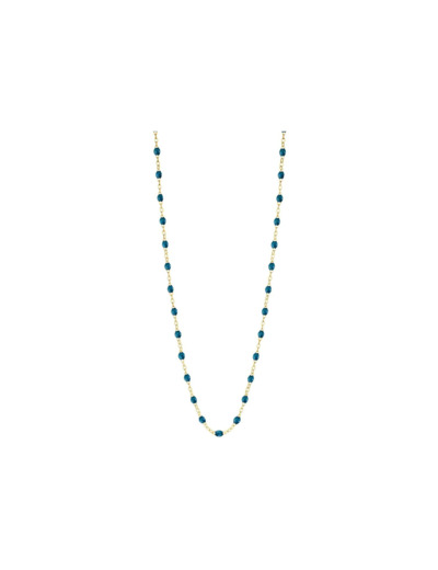 Collier Gigi Clozeau Classique en or jaune et résine jungle, 42cm