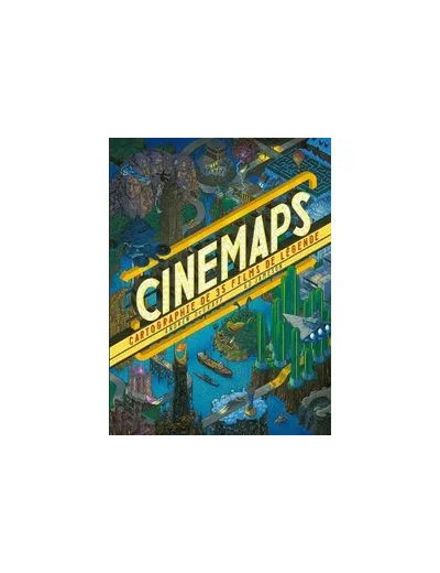 Livre Cinemaps - Cartographie De 35 Films De Légende