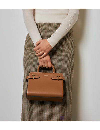 Petit sac à main Emilie en cuir grainé