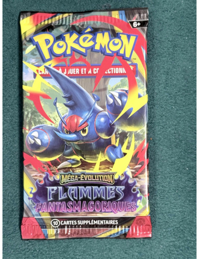 Booster Pokémon Flammes Fantasmagoriques Méga Evolution ME2