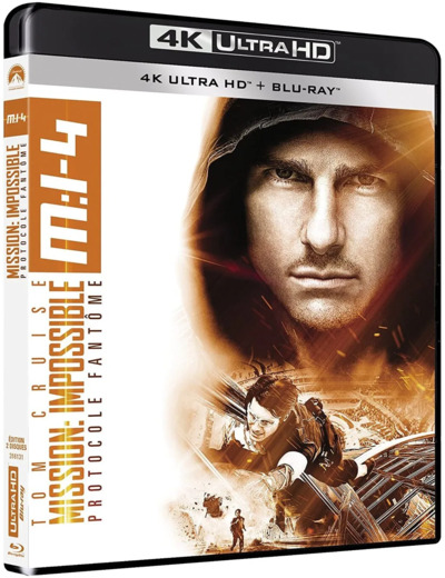 Blu-Ray M:I - 4 - Mission : Impossible - Protocole fantôme - 4K Ultra HD + Blu - ray