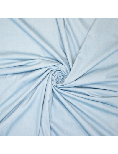 Fibre Mood - Tissu "Johanna" - Denim de Coton Blanchi Bleu Très Clair