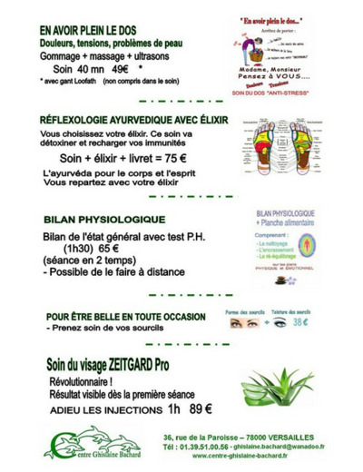 Pour un bien être global