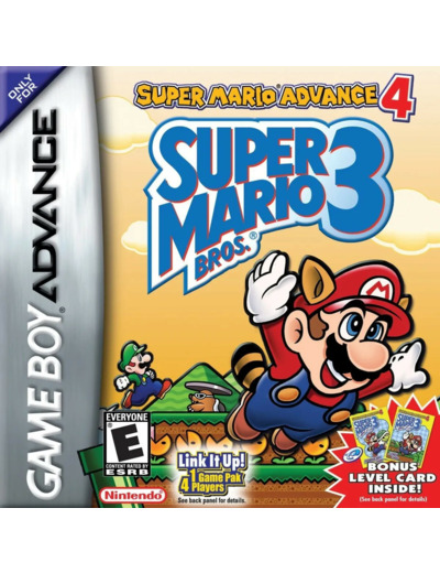 Jeu Gameboy Advance GBA Super Mario Advance 4 : Super Mario Bros 3