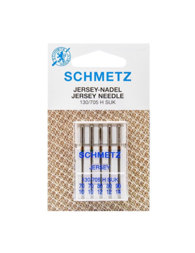 Schmetz - Set 5 Aiguilles Jersey Assorties