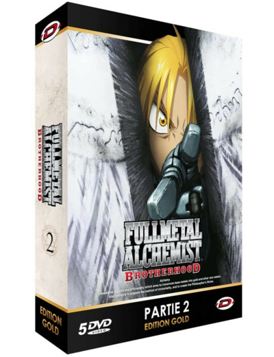 Dvd Fullmetal Alchemist : Brotherhood - Partie 2 - Edition Gold (5 DVD + Livret)