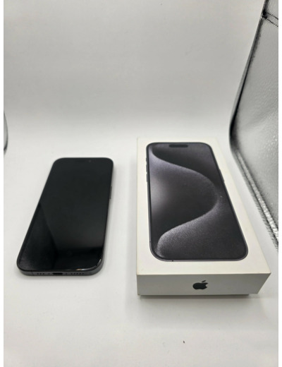 Apple iPhone 15 Pro 128 Go Titane noir