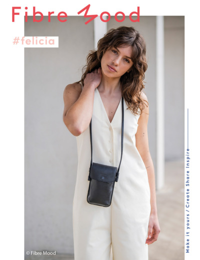 Fibre Mood - Tissu Denim Léger Stretch "Felicia" Uni Couleur Blanc Cassé