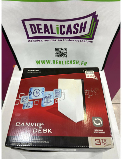 Disque dur externe Toshiba 3To USB 2,0 USB 3,0