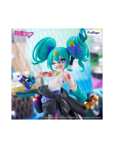[FIGURINE] HATSUNE MIKU - FURYU - MIKU PAINT GIRL ANOTHER COLOR MUCHUTE